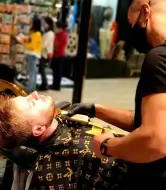 Barber shop interior