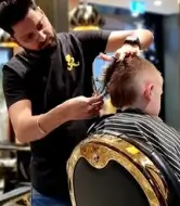 Barber chair and equipment